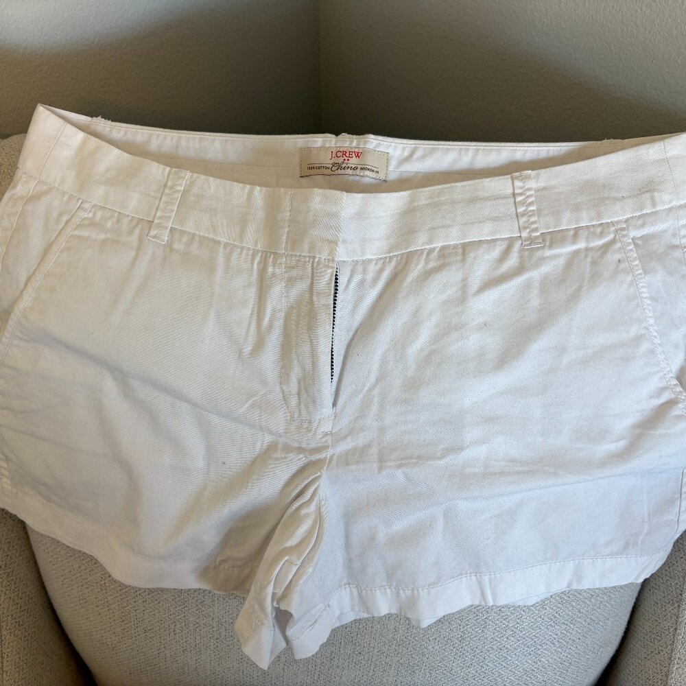 J crew white shorts